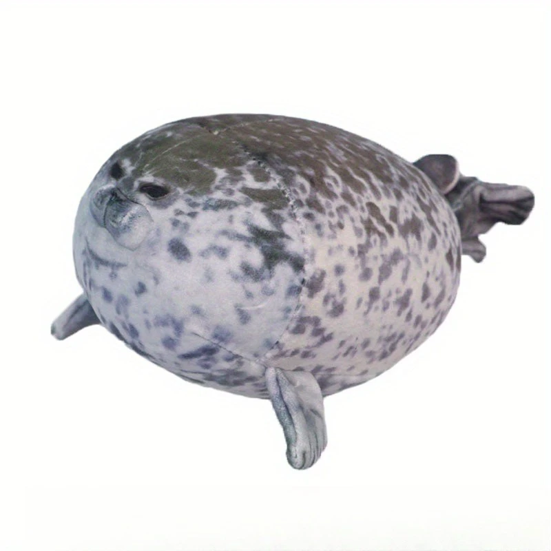 ใหม่ Angry Blob Seal หมอน Chubby 3d ความแปลกใหม่ตุ๊กตา Plush ตุ๊กตาของเล่นเด็ก Sleeping โยนหมอนของขวัญเด็กหญิง