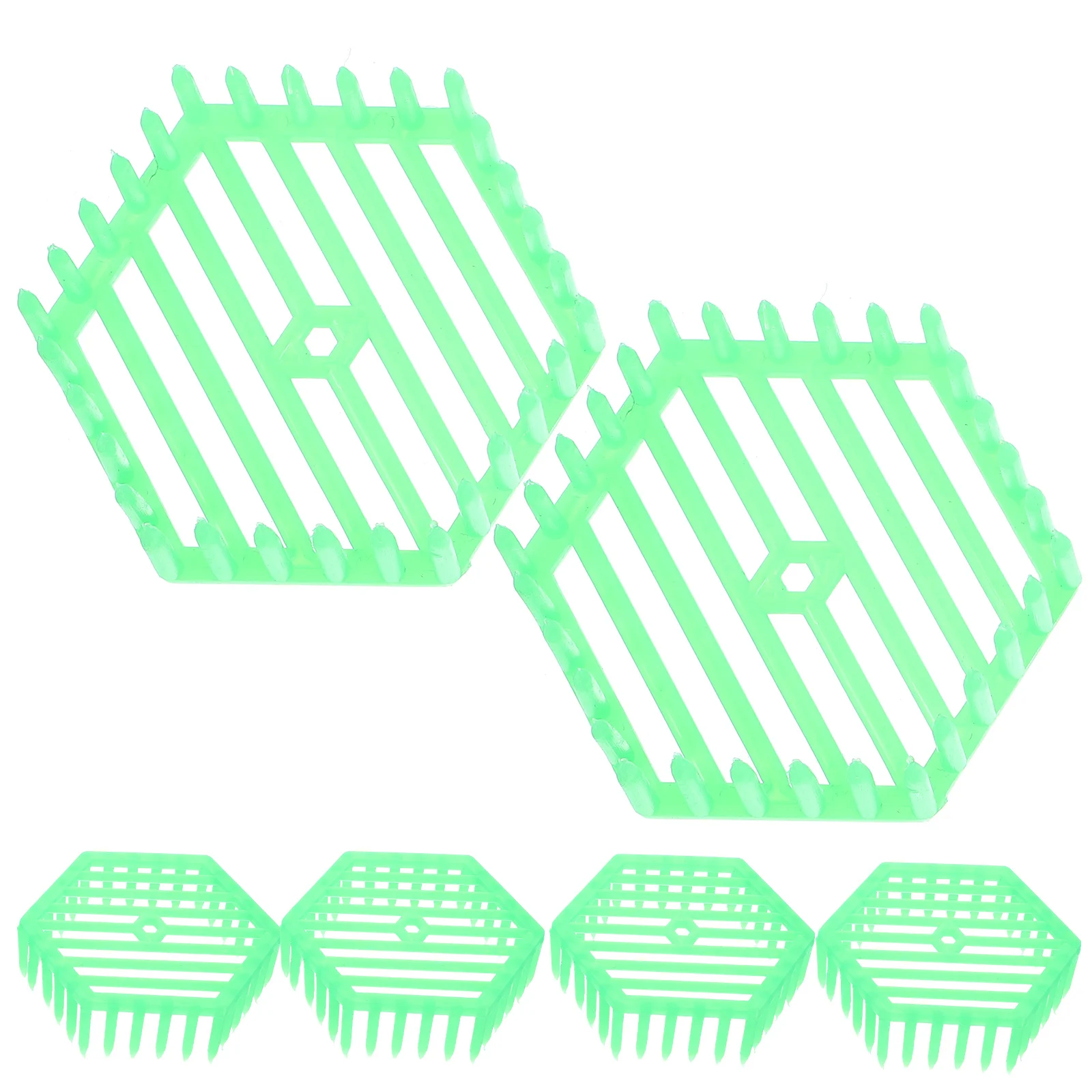 6 Pcs Positioning Plate Cage Beekeeping Accessory Plastic Aviposition