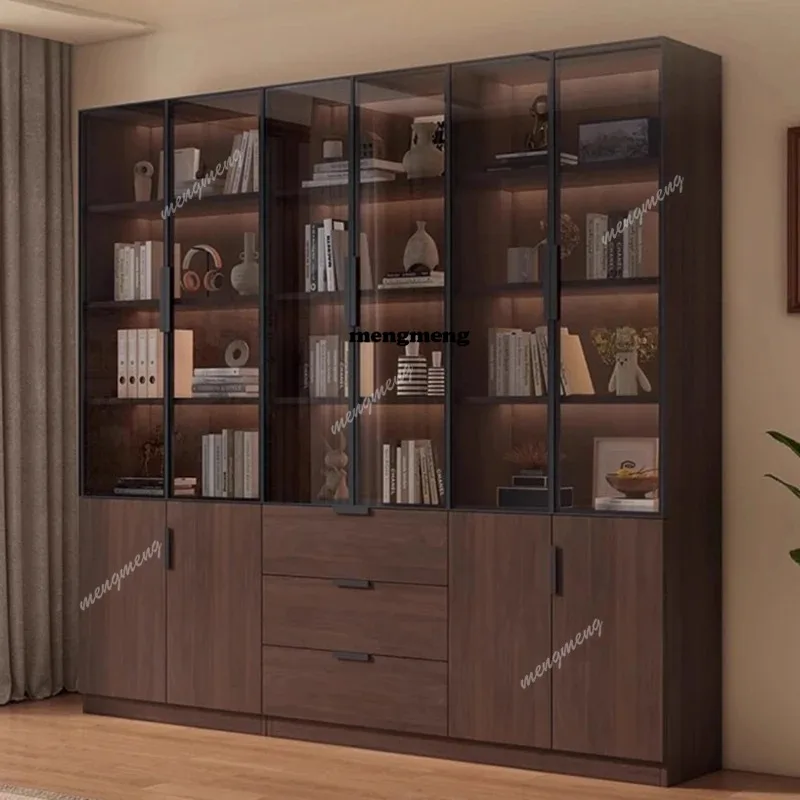 

Креативный книжный шкаф в скандинавском стиле, современный напольный шкаф-витрина для хранения, мебель для спальни, гостиной, Estante Industrial