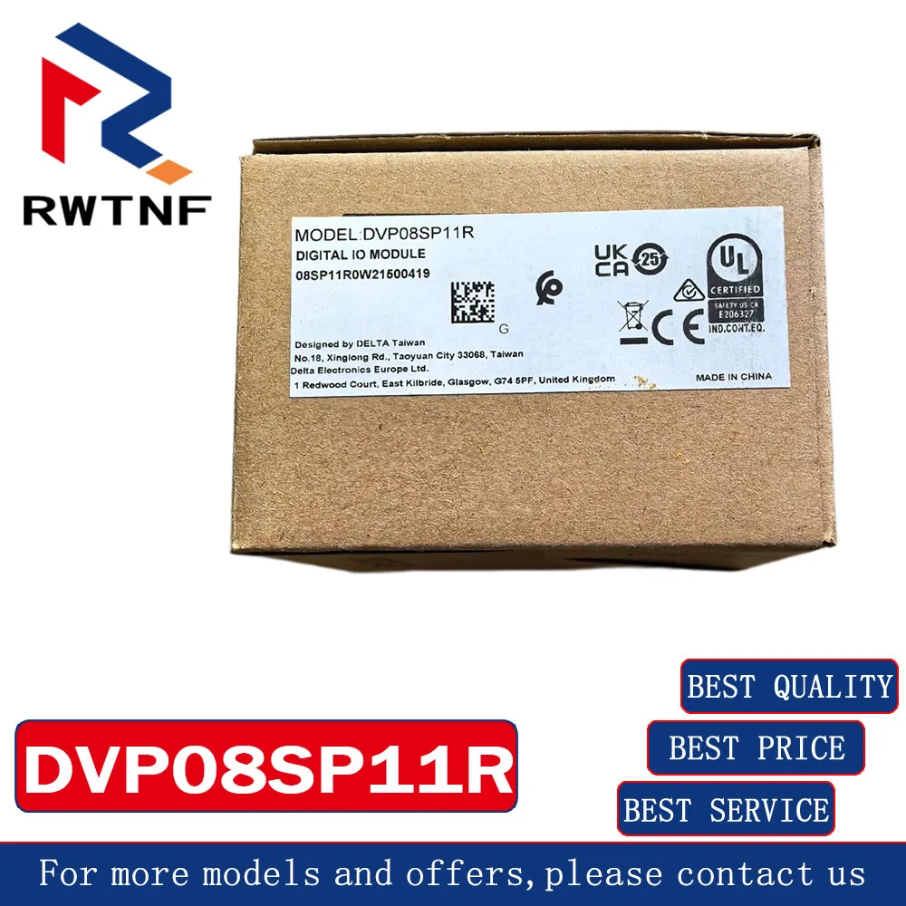 Brand New Genuine DVP08SP11R Delta PLC expansion module digital quantity,100% original warehouse stock