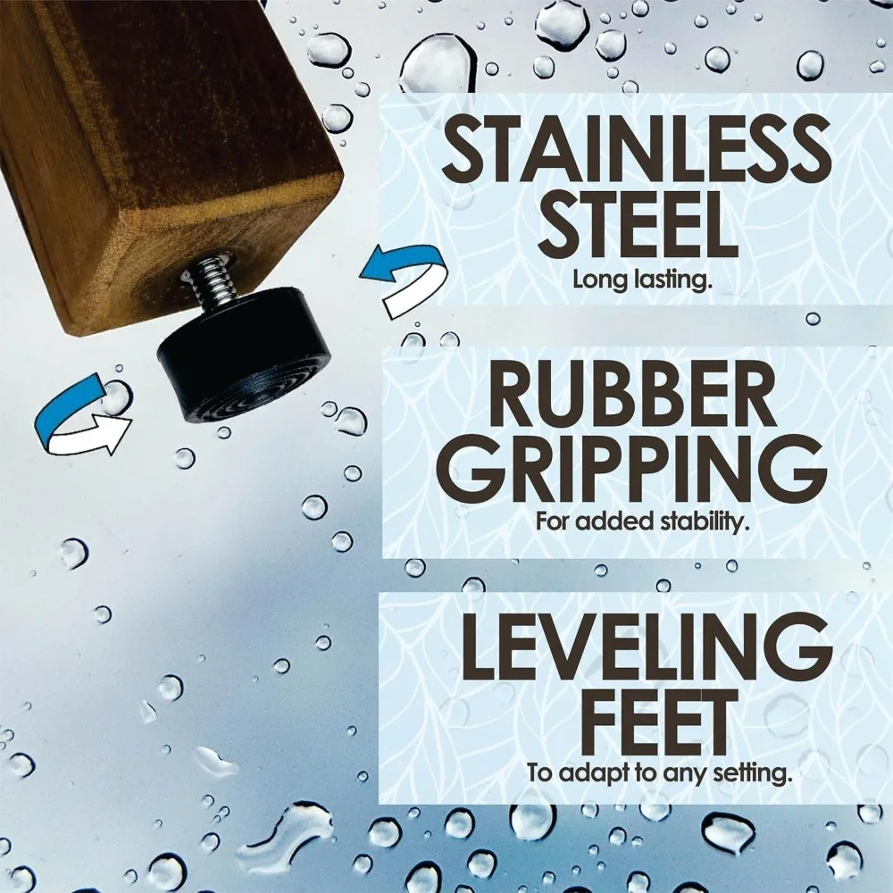 Patented 24" Sumba Teak Shower Bench with Shelf