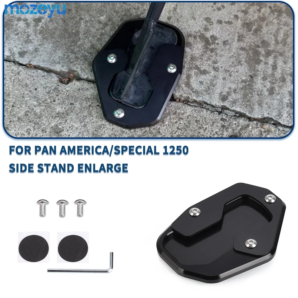 

Side Stand Extension Plate For Pan America RA1250 1250 Special 1250 RA1250S ST CVO 2021-25 2026 Kickstand Motorcycle Accessories