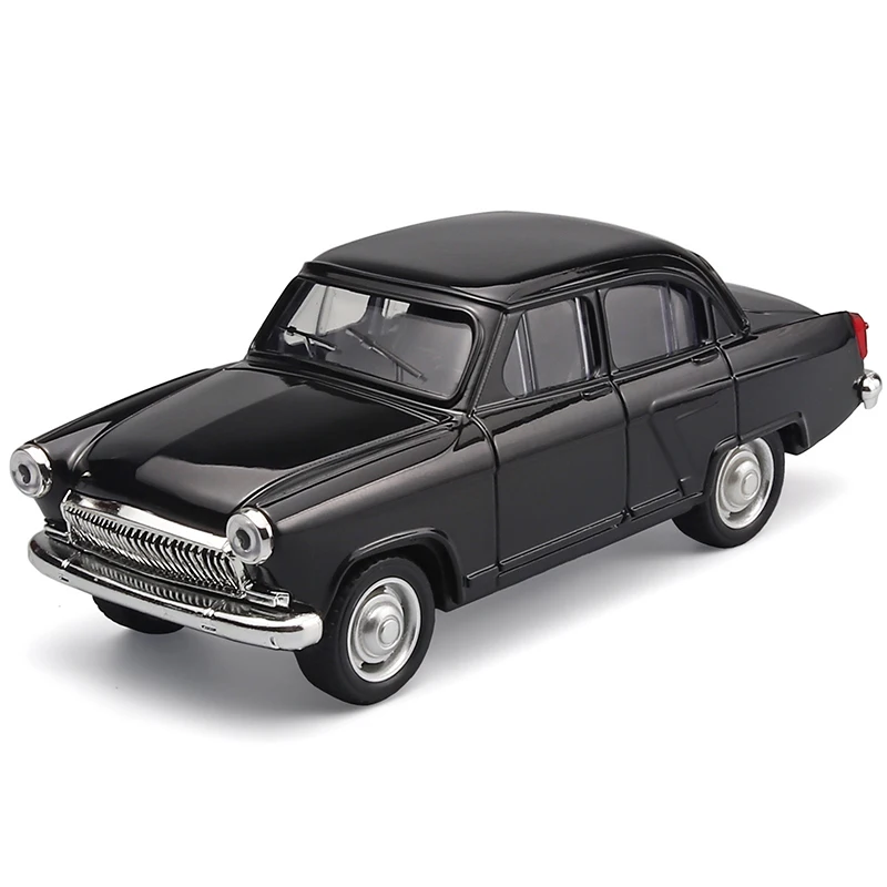 1:43 Волга gaz ГАЗ-21 Alloy Diecast Vintage Car Model Classic Pull Back Miniature Vehicle Replica For Collection Gift