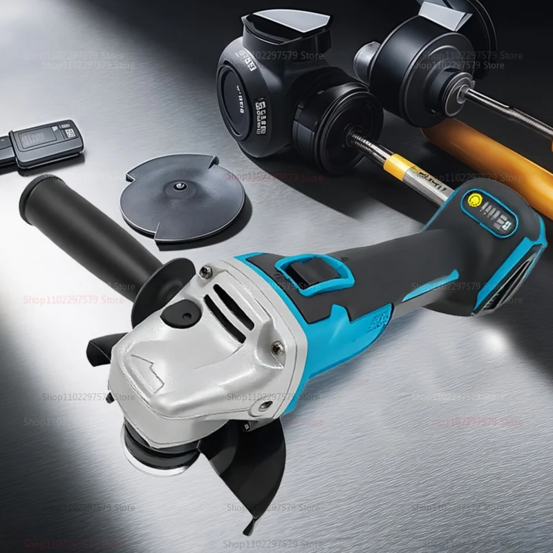 125 مللي متر 8500 دورة في الدقيقة اللاسلكي الأزرق زاوية طاحونة آلة تلميع محرك لطحن المعادن وتلميع لبطارية ماكيتا دبوس