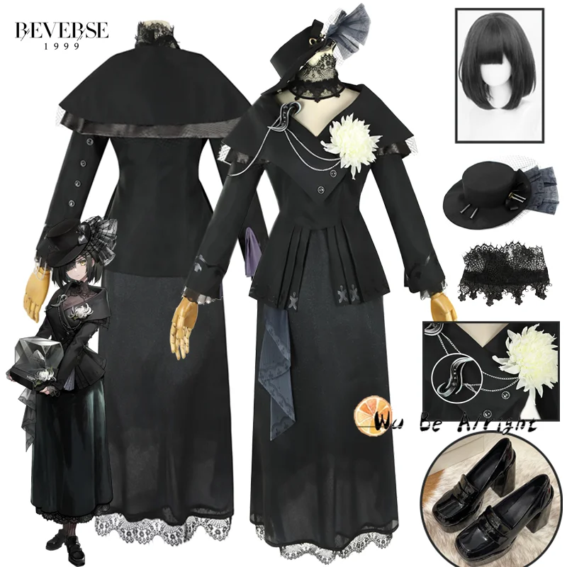 Gioco Reverse 1999 necrotist Costume Cosplay parrucca scarpe Halloween carnevale uniforme natale giochi di ruolo abiti puntelli su misura