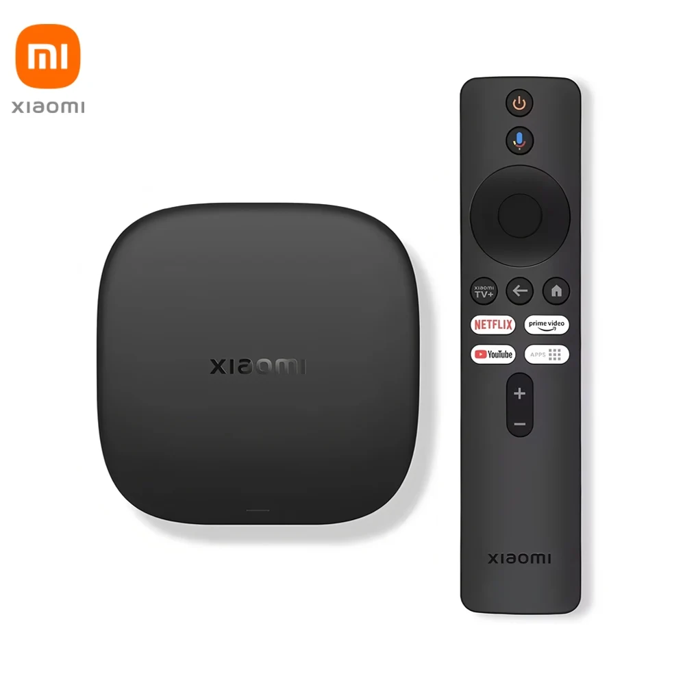 Xiaomi TV Box S 3rd Gen, 2GB RAM + 32GB ROM, Reproductrice Streaming en 4K Ultra HD, Google TV, Wi-Fi 6, Compatible avec Dolby Vision et HDR10+