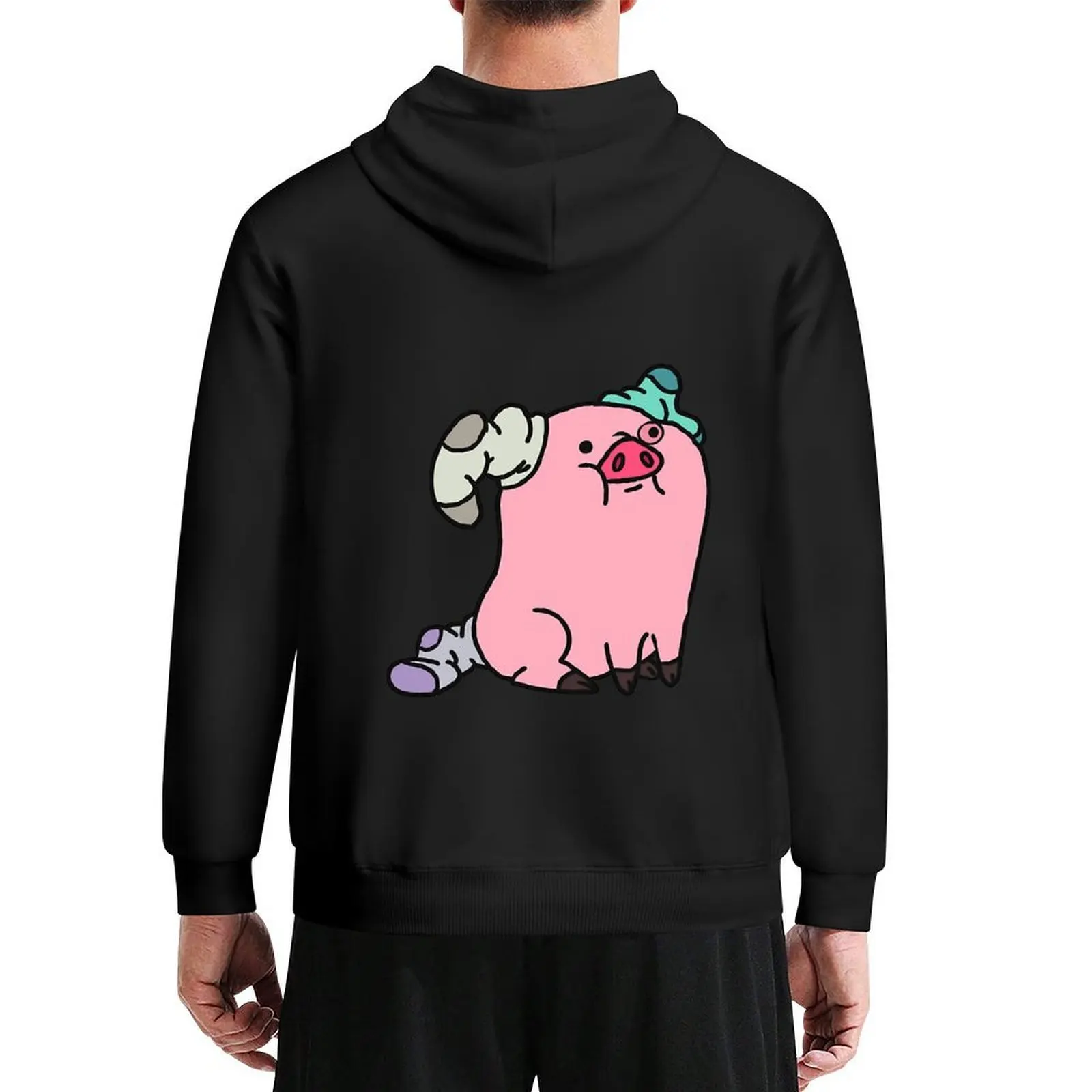 

waddles the pig Hoodie men's winter sweater mens clothing men's clothes japanese style tracksuit