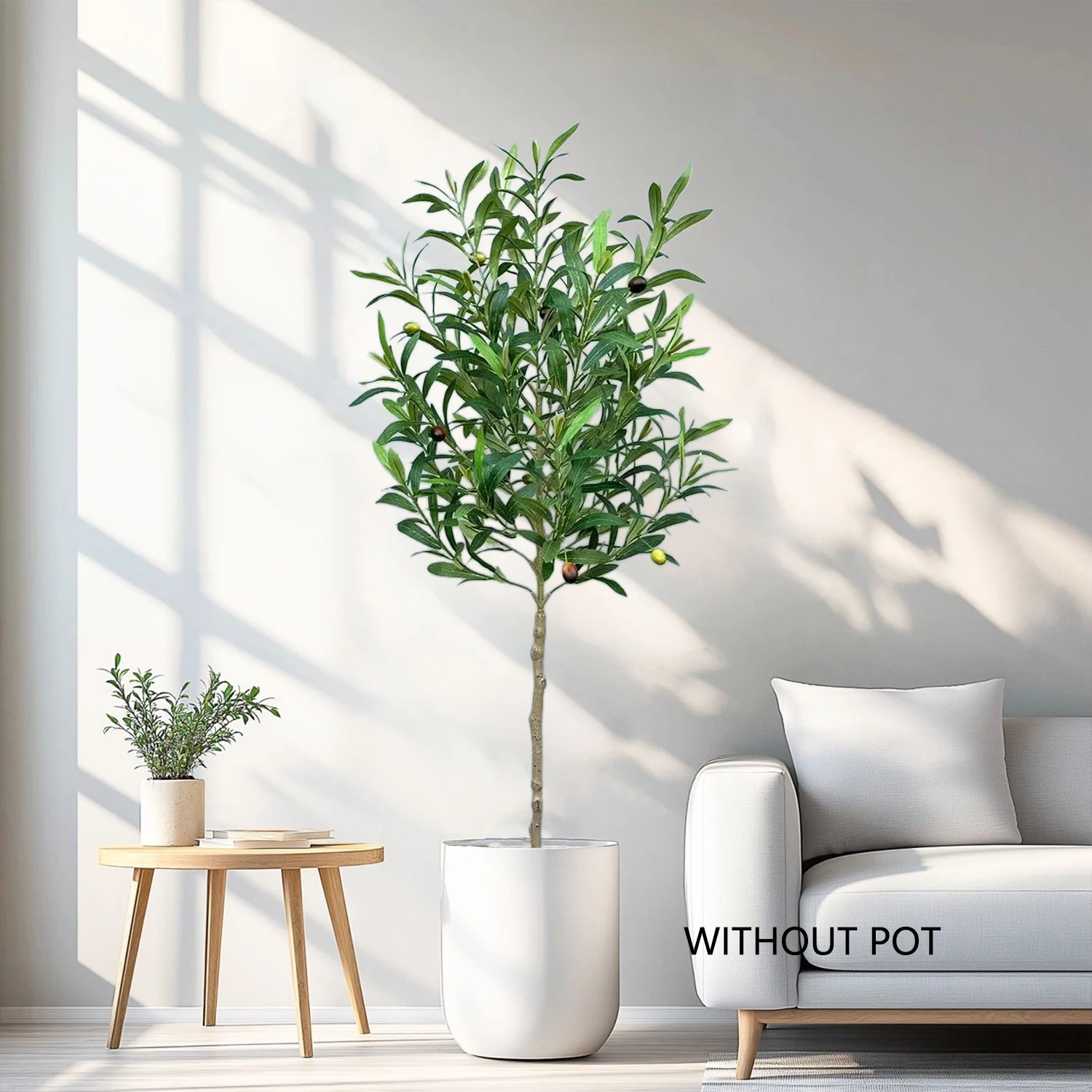 New 90-160CM Artificial Olive Plant tree Branch Fake plant Realistic touch indoor faux plant for New year Home Office Decoration