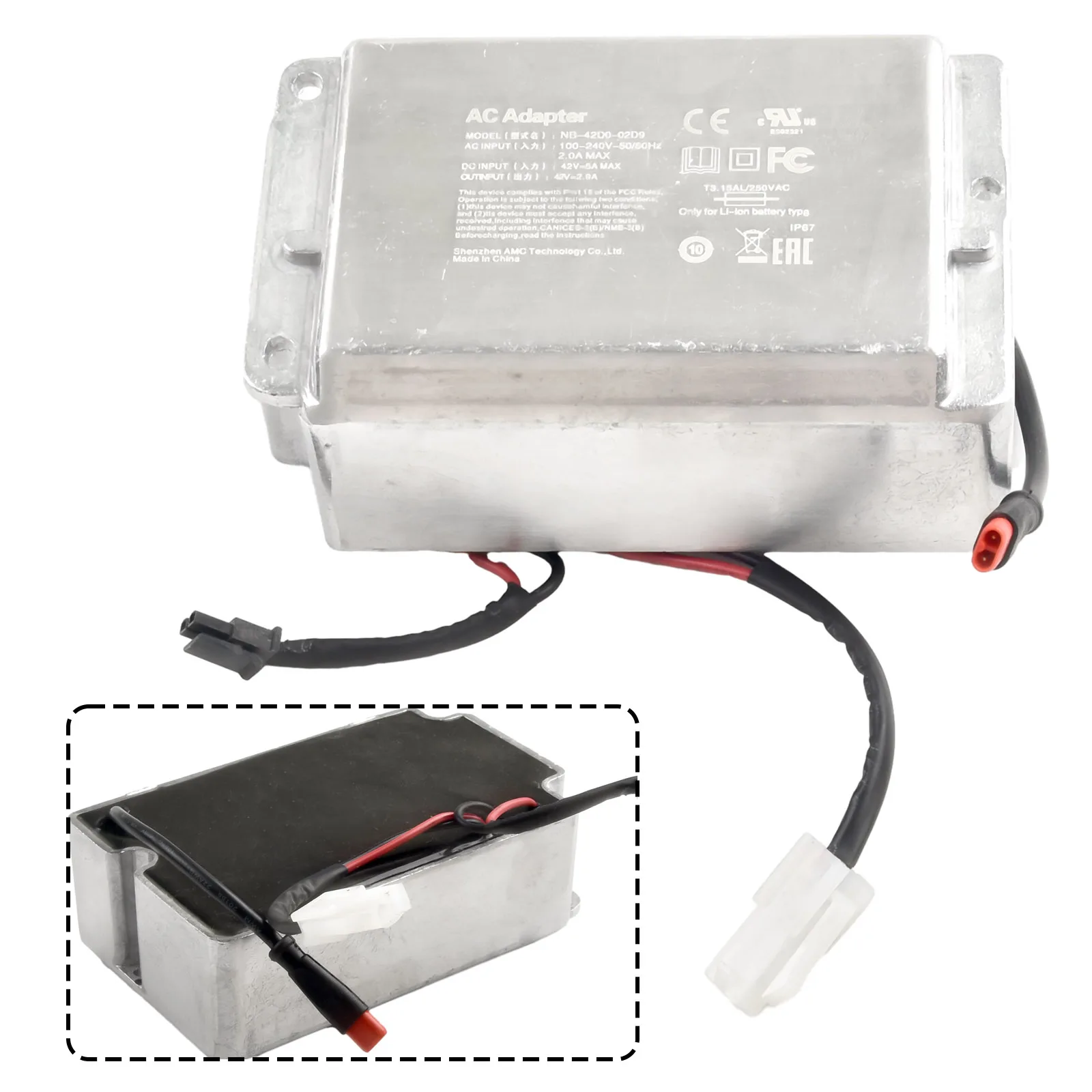 

For Ninebot Max G30 Mounting Accessory Built-In Charger Electric Scooter For Ninebot Max G30 Mounting Accessory Practical Useful