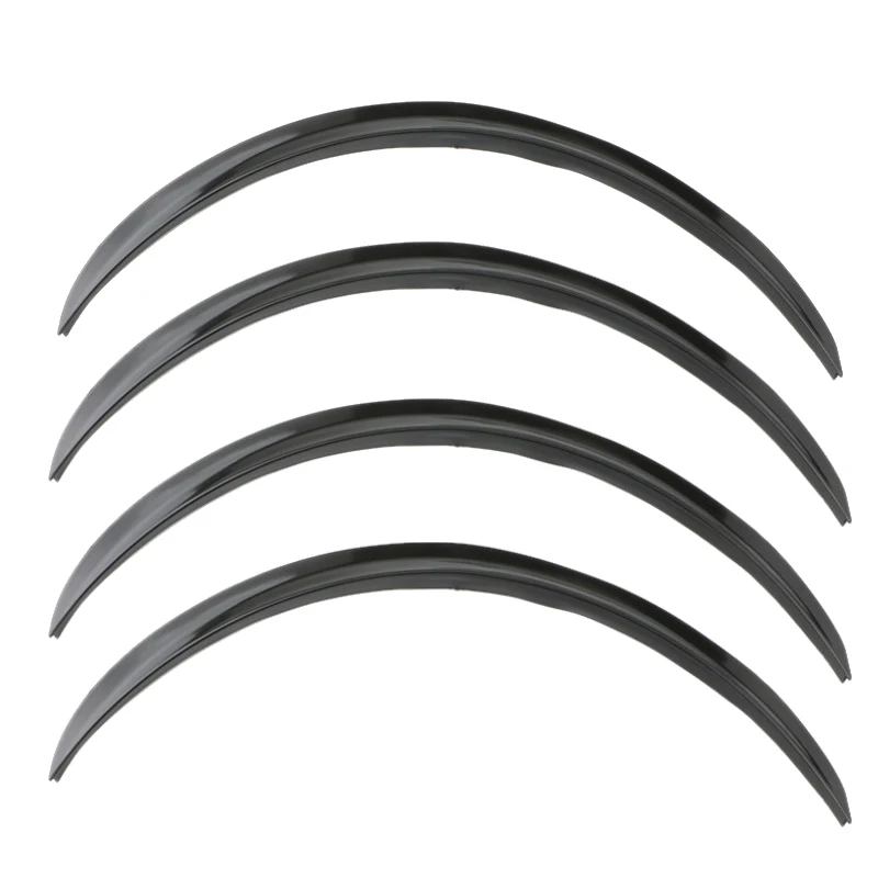 عالمي واقي مضيئة لعجلة السيارة ، زخارف مقوسة ، شفاه ، أسود ، حواجب