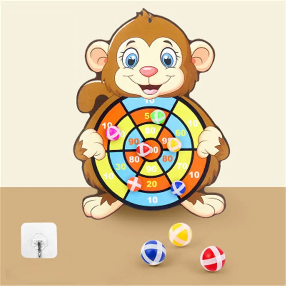 Outdoor Children Throwing Toys Dartboard Game Outdoor Sport Game Sticky Ball Game Dartboard Sports With Sticky Ball Board Games