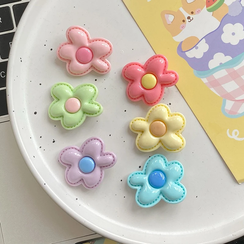 6 magneti per frigorifero con fiori di caramelle, cancelleria creativa in stile coreano, espansione di palloncini, magneti per la casa, sfondo per la decorazione della parete