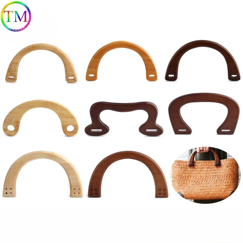 

Arch Bag HandleReal Wood Bag Handles Solid Wood Arch Simply DIY Bags Handbags Handles Luggage Handcrafted Accessories