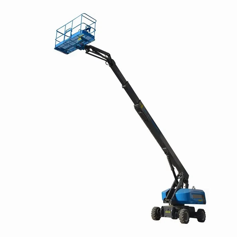Customized 12m Self-propelled Articulating Boom Lift Battery DC Power Outdoor Maintenance And Handling Of Heavy Objects