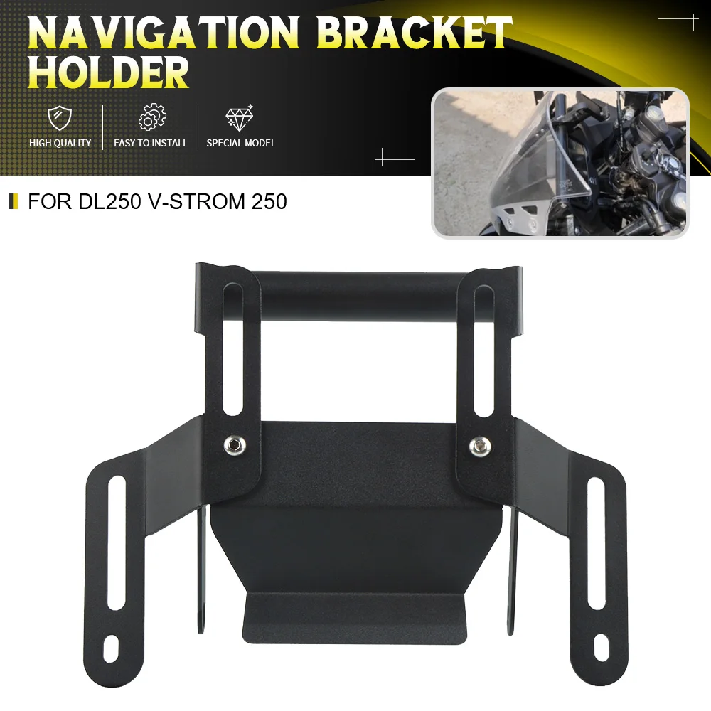 

For Suzuki DL250 V-Strom 250 Motor Navigation Support Windshield Lifting Function Adjustment GPS Phone Bracket V strom DL 250