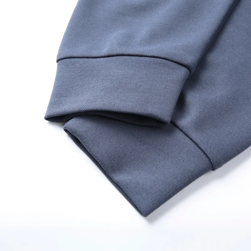 Modisches, hochwertiges, besticktes Herren-Polohemd aus Baumwolle, Herbst-Revers-T-Shirt in Kontrastfarben, lässige, vielseitige Herrenbekleidung – Detail 16