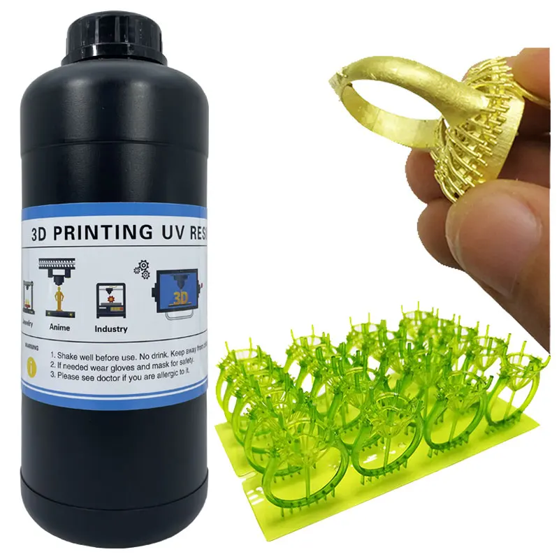 

Jewelry Casting Wax Resin 405nm Castable 3D Resin for 4K/8K SLA/ DLP/LCD Printer