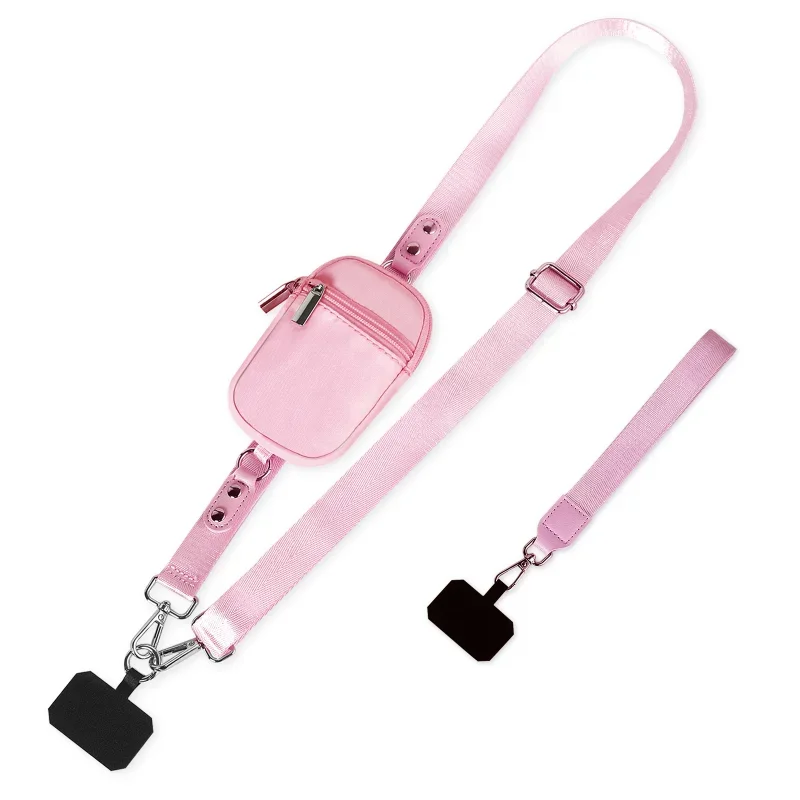 

Mobile Phone Lanyard Nylon Crossbody Bag Universal Wrist Strap for Phone with Wallet Detachable Adjustable Strap﻿ Crossbody Bag