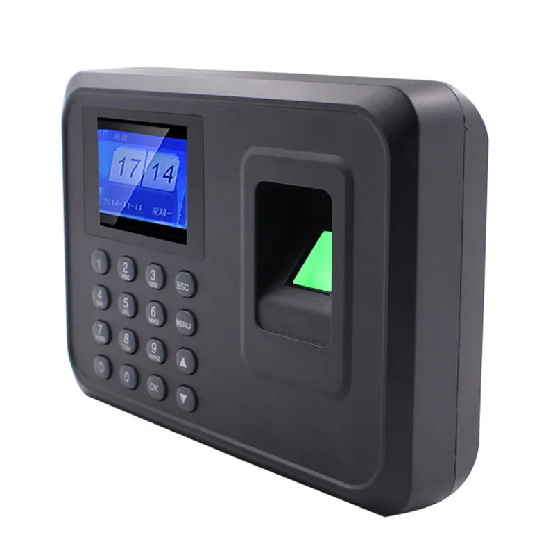 USB Office Attendance Device Smart Fingerprint Time Attendance Software Free Time Recorder with Finger and Password