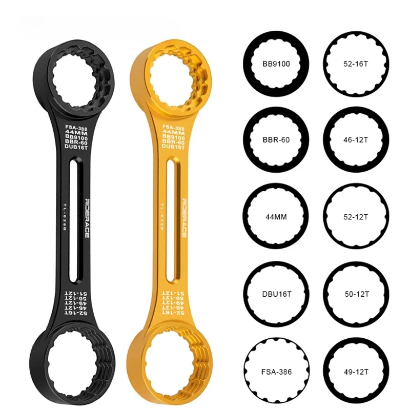 

Bicycle DUB BB Bottom Brackets Wrench Multi-Function Bike Bottom Bracket Remover DUB 16T BB9100 BBR-60 44/46/49/50/51/52mm
