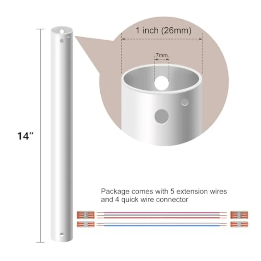 Ceiling Fan Downrod, 1