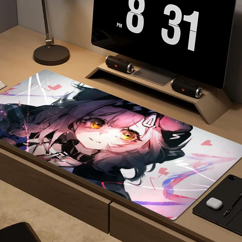 Anime Arknights Goldenglow Mousepad Large Gaming Mouse Pad LockEdge Thickened Computer Keyboard Table Desk Mat