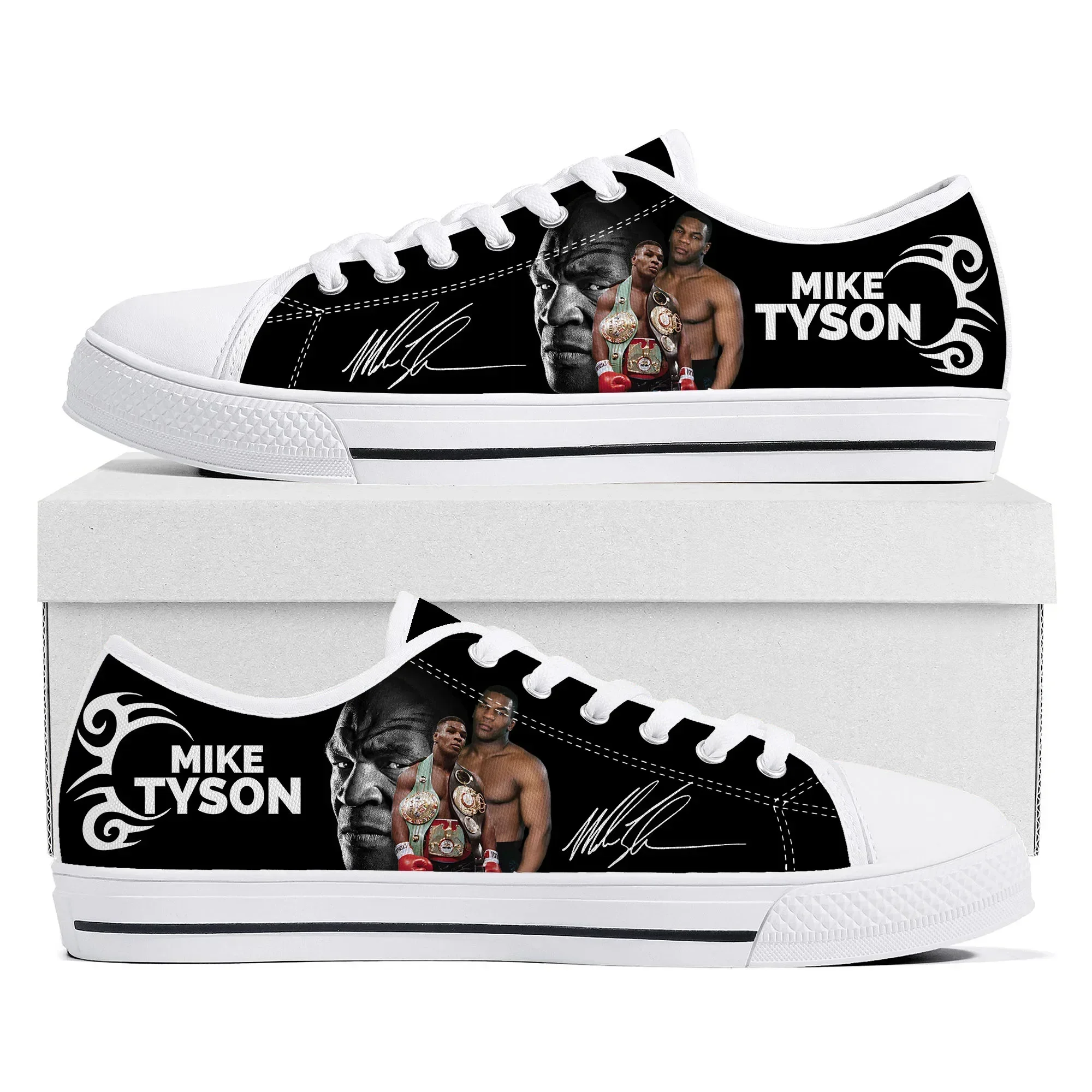 I-Iron M-ike T-Tyson B-Boxing C-Champion Low Top Sneakers Mens Womens Canvas Sneaker Casual Custom Made Shoes Customize DIY Shoe