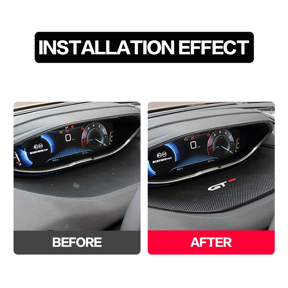 وحدة تحكم أدوات خاصة مُعاد تركيبها وسادة زخرفية مضادة للانزلاق لبيجو 3008 GT 5008 2016-2023 ملحقات السيارة #6