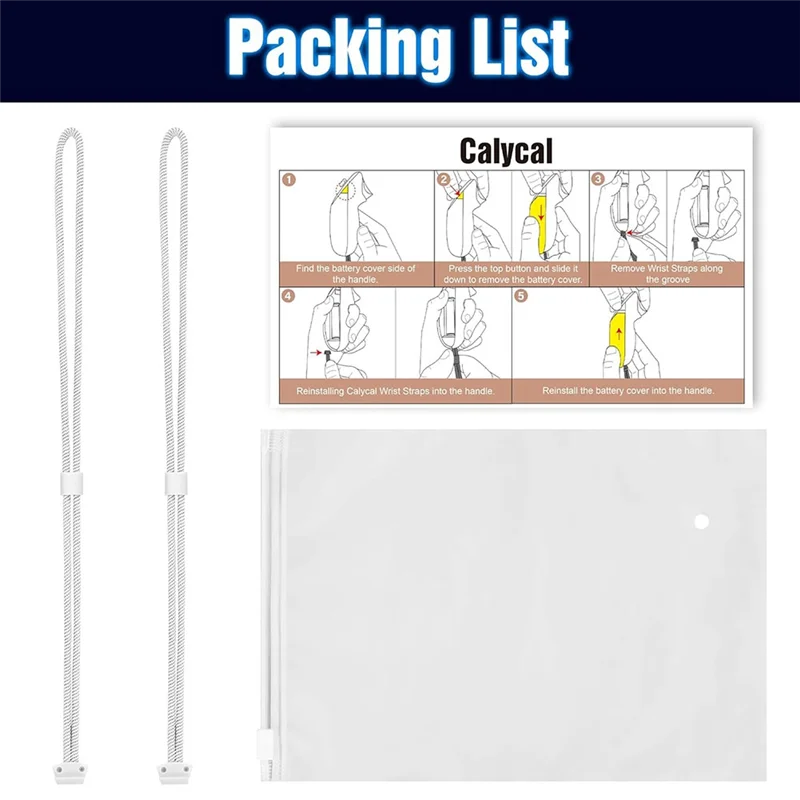 B50B-أشرطة معصم قابلة للتعديل لـ Meta /3S - أحزمة يد متينة وآمنة لوحدة التحكم لسهولة التركيب #5