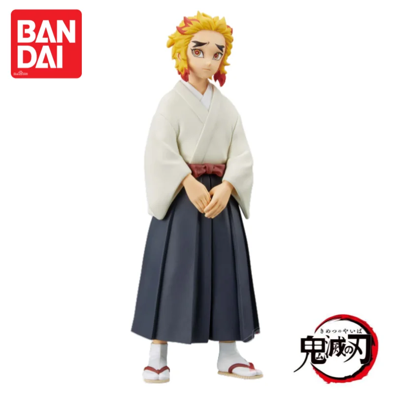 

In Stock Original Bandai Banpresto Anime Merchandise Action Figure Demon Slayer Banpresto Rengoku Senjuro Figurine Original Box