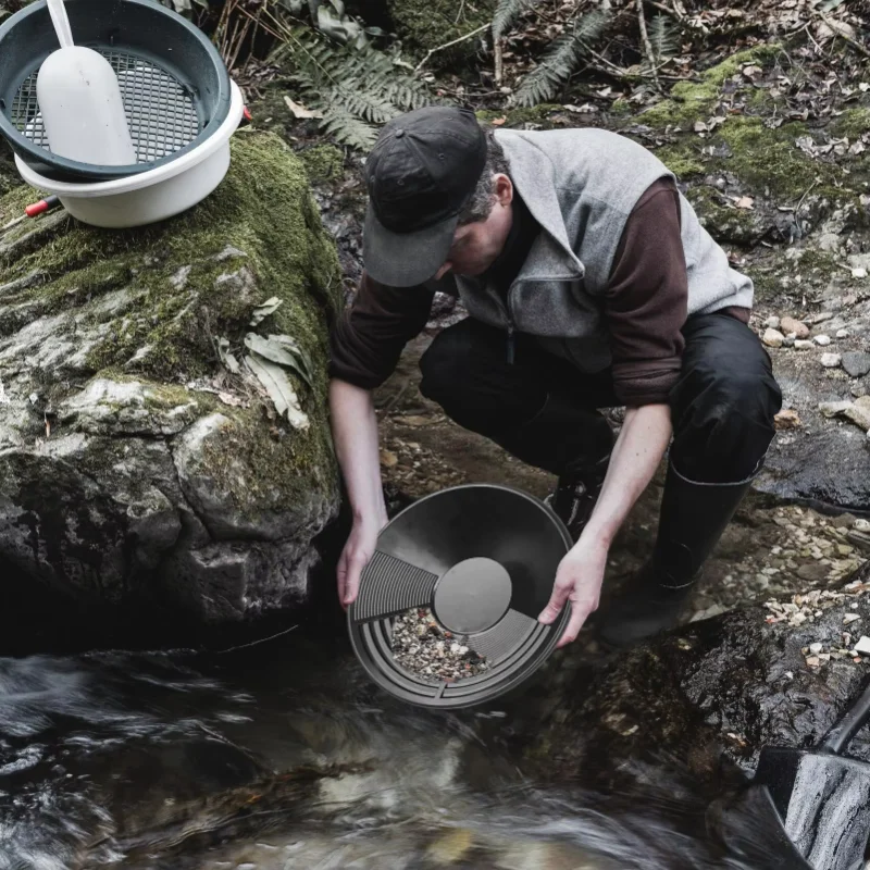 Hot Sale Plastic Gold Pan Basin Gold Mining Pan Ergonomic Gold Panning Tool Gold Pan Mining Tool Gold Panning Equipment
