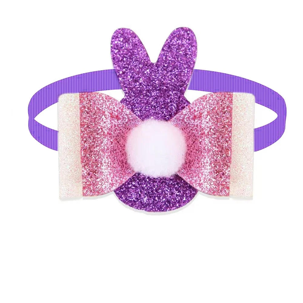 30/50 pcs Small Dog Cat Bow Tie Easter Dog Supplies Rabbit Style for Dogs Pets Neckties Fashion Dog Accessories for Small Dogs