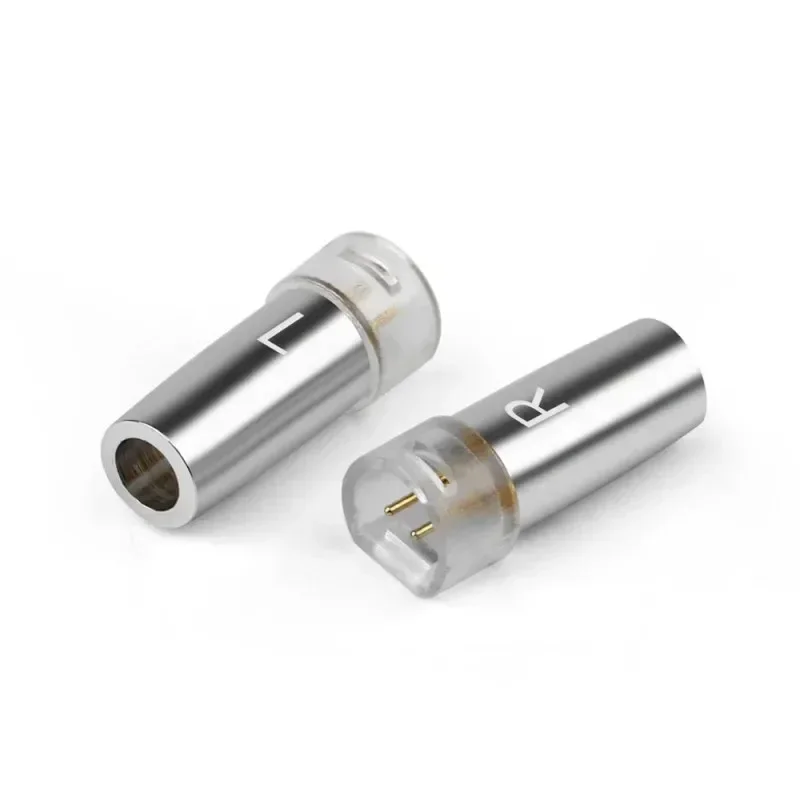 IE80 Headphone 2 Pin Upgrade Plug For IE8 IE8I DIY Headset Cable Audio Jack  Aluminum Alloy Gold Plated Headphone Plugs Adapters