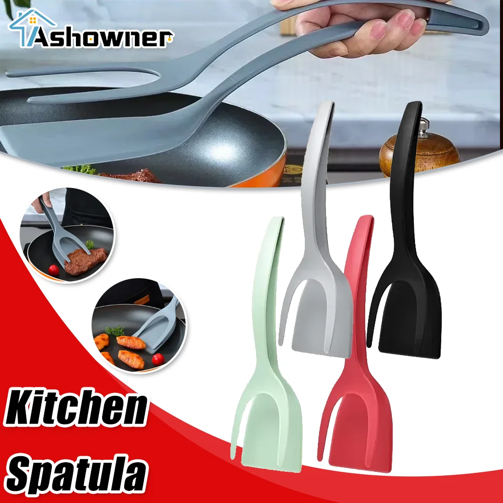 

Hand Pressure Frying Ingredient Spatula Kitchen Nonstick Frying Spatula Easy Stress-Free Frying Fish Spatula Clip
