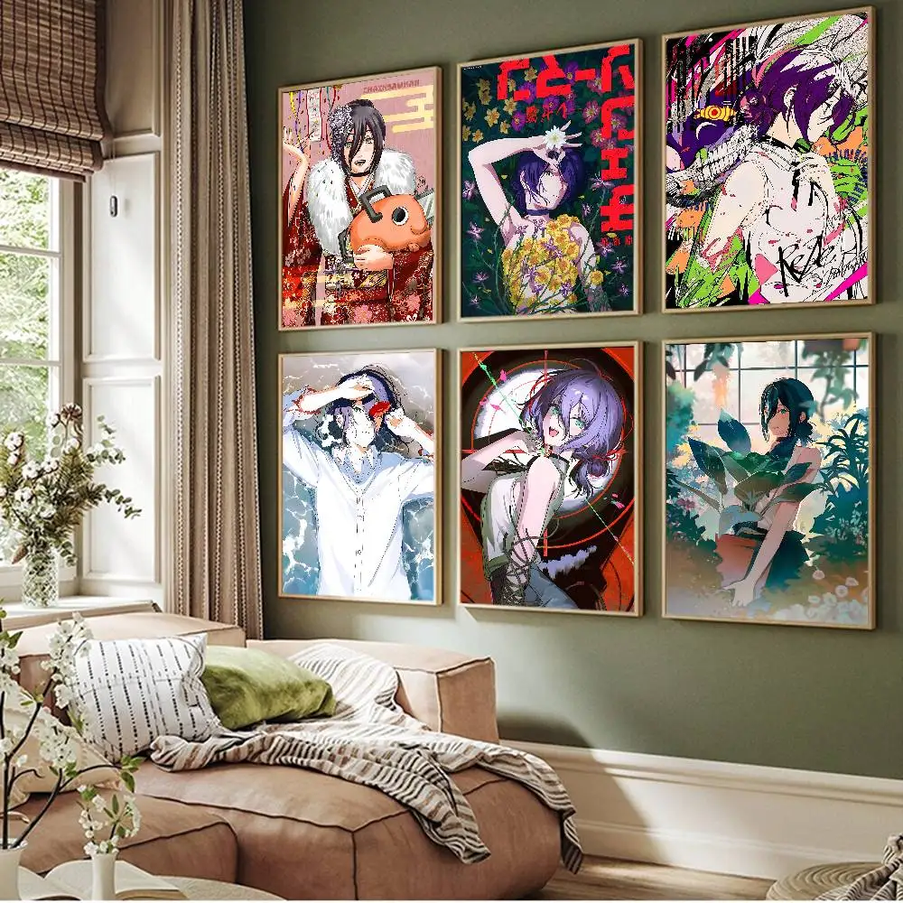Film R-Reze Arc Vintage Poster Sticky Vintage Room Home Bar Cafe Decor Kawaii Room Decor