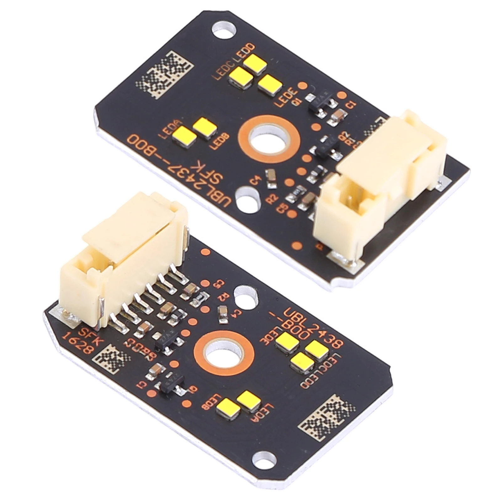 

Желтые светодиодные платы DRL со стабилизатором, совместимые с фарами Angel Eyes для BMW 5 серии G30 F90 M5, замена 63117214939 63117214940