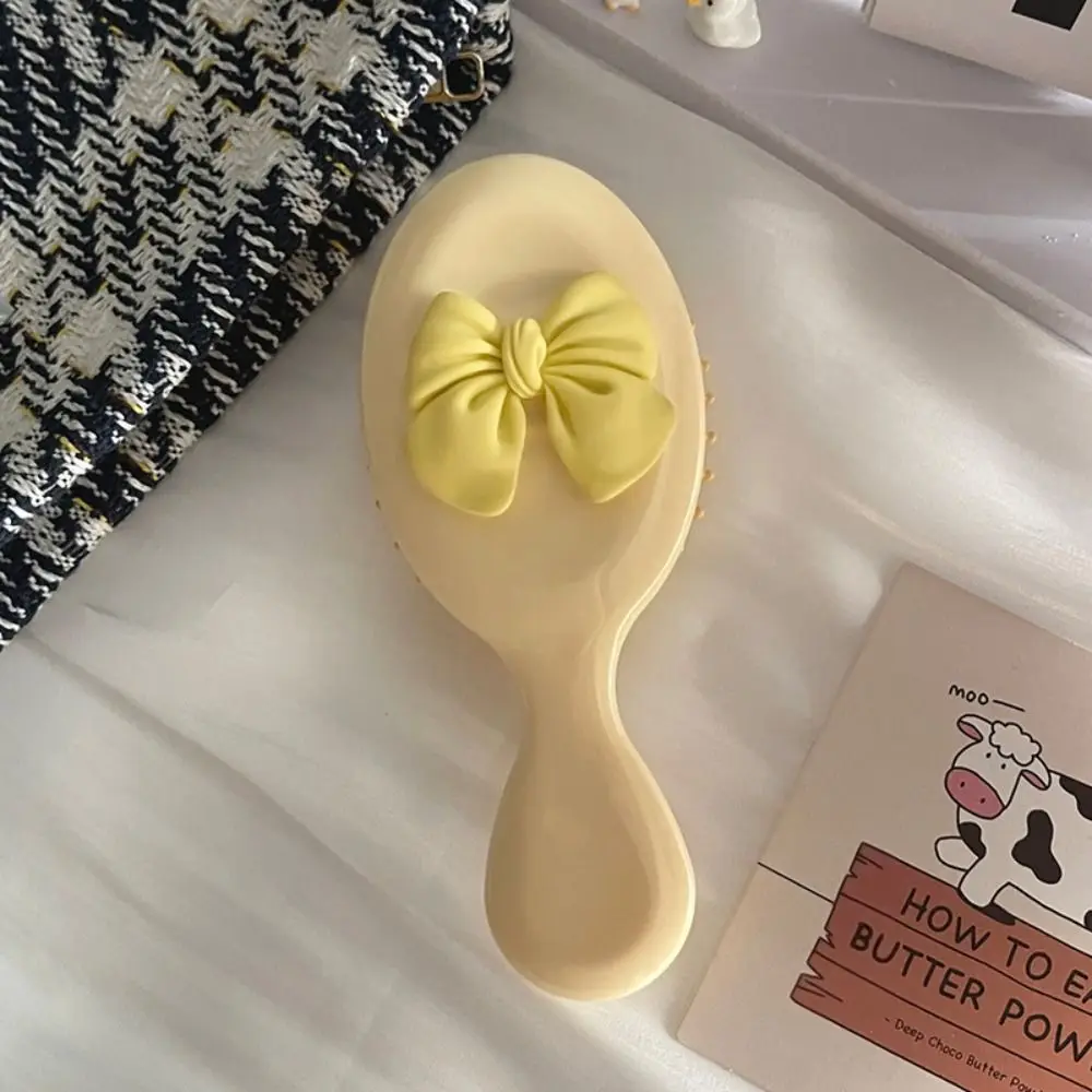 

Handle Cartoon Air Comb Scalp Massage Anti Static Pocket Hair Brush Blood Circulation Smoothly Girl Heart Bow Comb Student