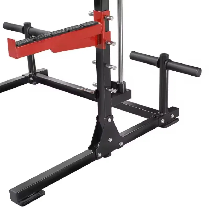 Multi-Function Light Commercial Fitness Station Smith Machine Squat Rack Pull-Up Bar Guided Barbell