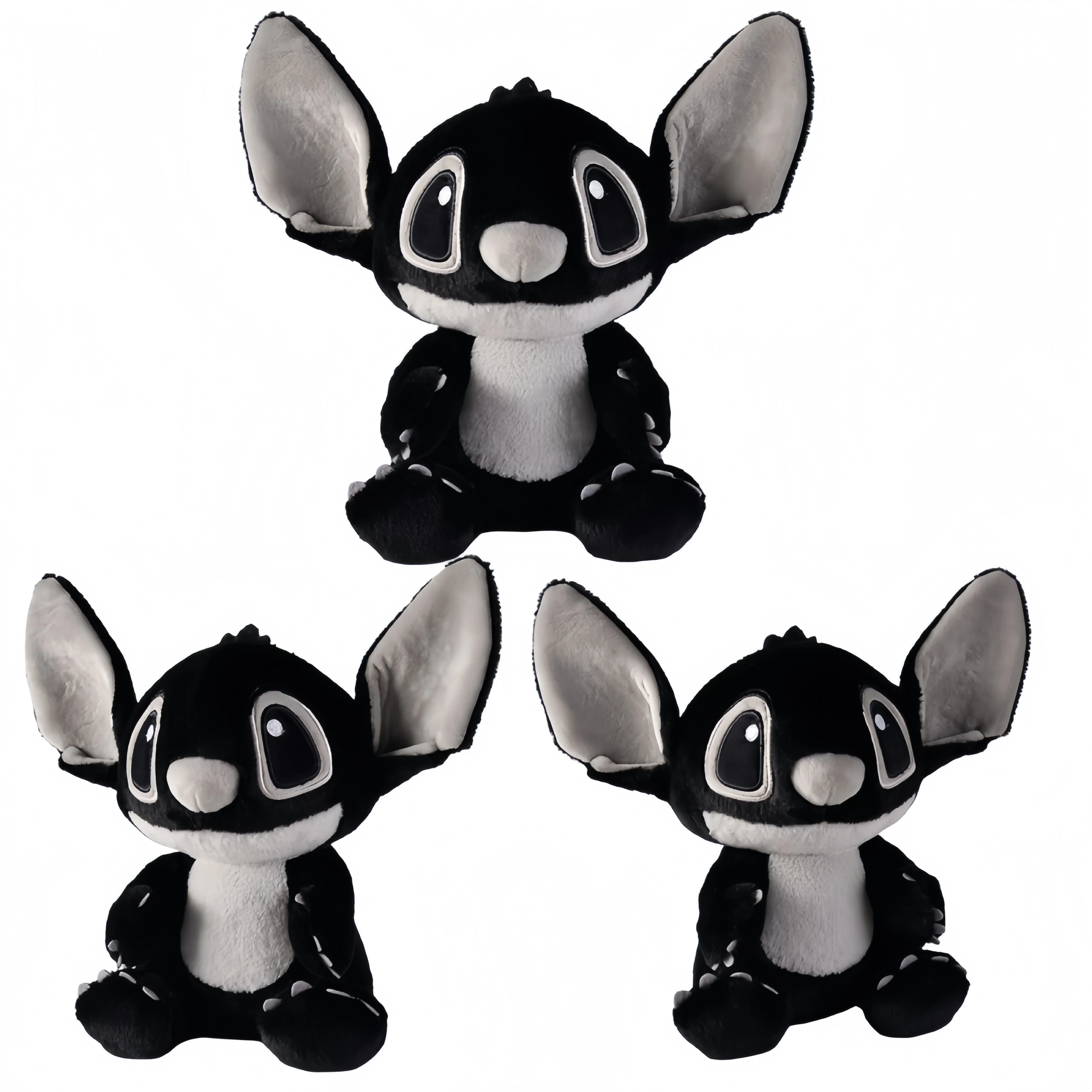 Nouveau Disney point noir Peluche poupées en Peluche Anime jouets Lilo & Stitch Stich Peluche jouets enfants cadeau d'anniversaire