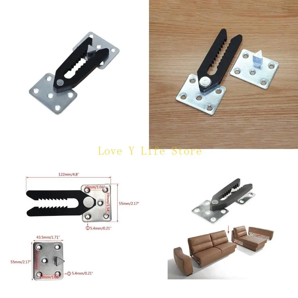 

L74C Sectional Couch Connector Replacement Sofa Joint Combination Metal Buckle