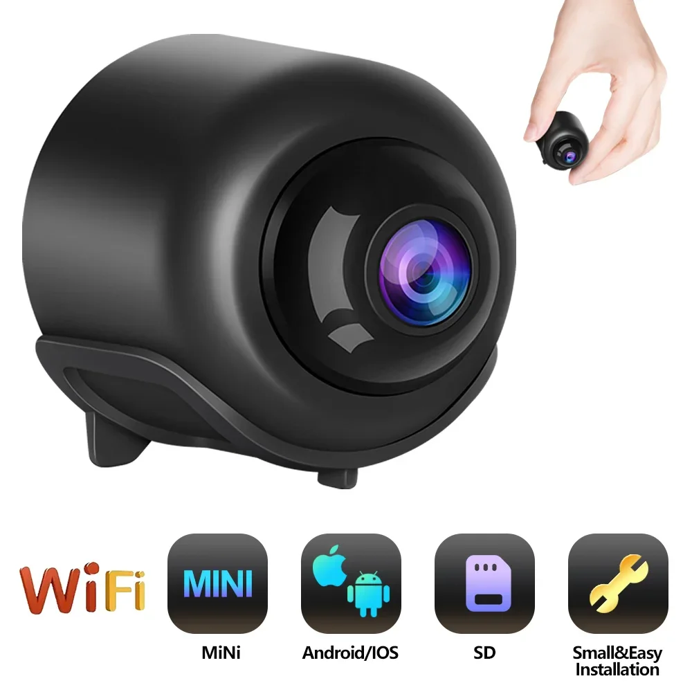 

Mini WiFi X5 Wireless Camera - Remote Video Surveillance Smart Home Security Protection Camera
