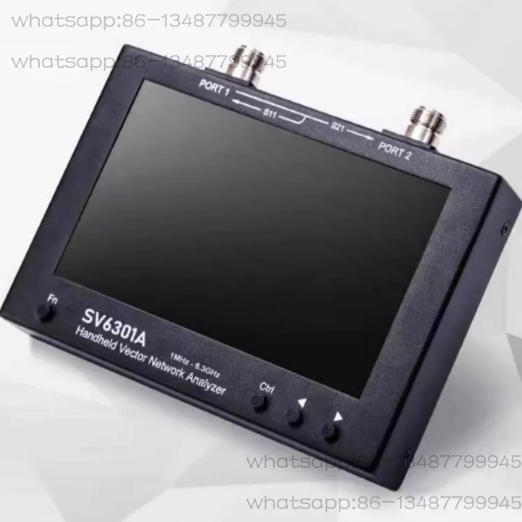

A----Handheld vector network analyzer and standing wave ratio tester 1M-6.3GHz7 inch touch screen SV6301A