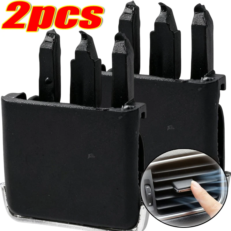 1/2pcs Car Air Vent Paddle Clip Dashboard Air Conditioner Outlet Adjustment Lever Auto Interior Repair Vent Tab Replacement