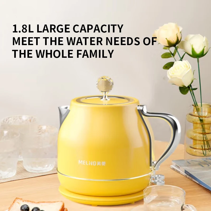 220V Health Pot New Flower Pot Home Hot Water Pot Automatic Insulation 1.8L Portable Mini Multifunctional Electric Water Pot