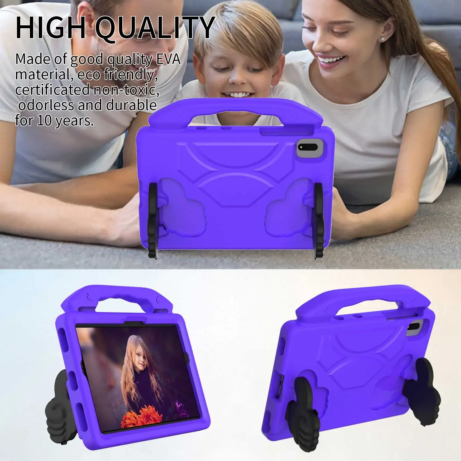 Case For Lenovo Xiaoxin Pad 2024 Plus 11.5 Tab M11 P11 Pro Gen2 TB-330FU 331FC J606F 706F 350FU 350XU EVA Shockproof Kids Cover