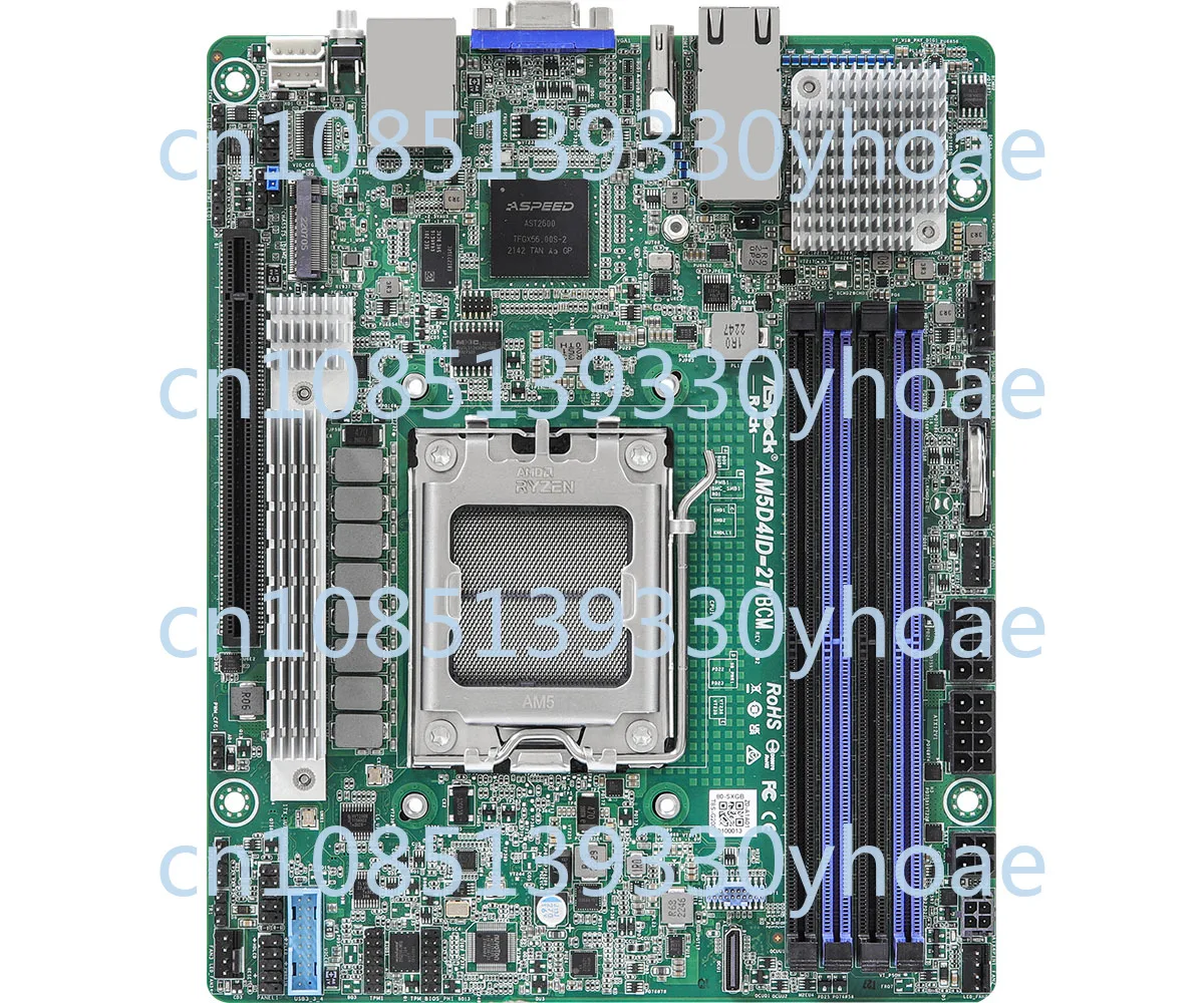 

AM5D4ID-2T/Bcm Support AMD Ryzen AM5 DDR5 ECC Asrockrack Motherboard in Stock