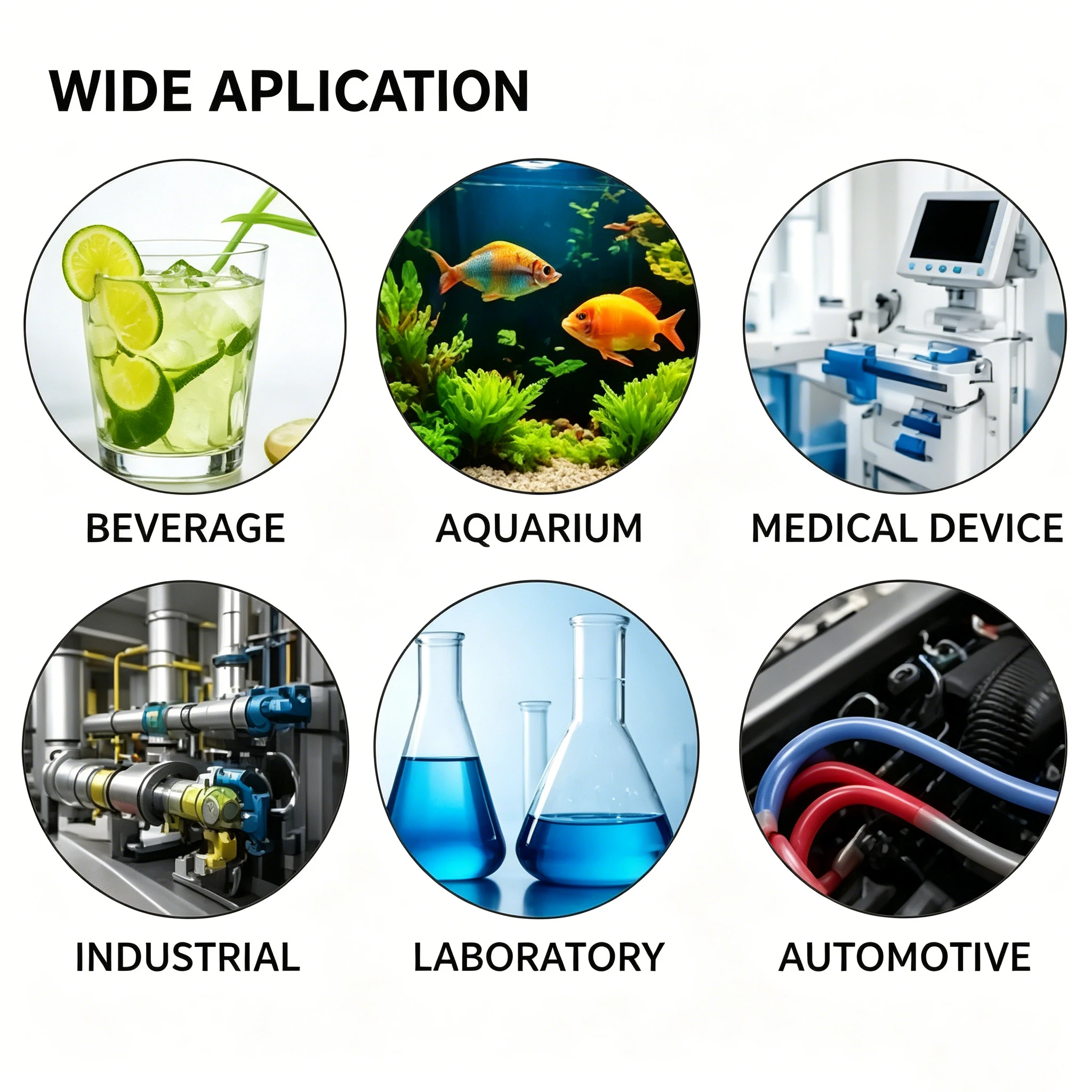 

1/3/5M Food Grade Silicone Tube ID 2~5mmExcellent airtightness, aging resistance, and resistance to weak acids and bases