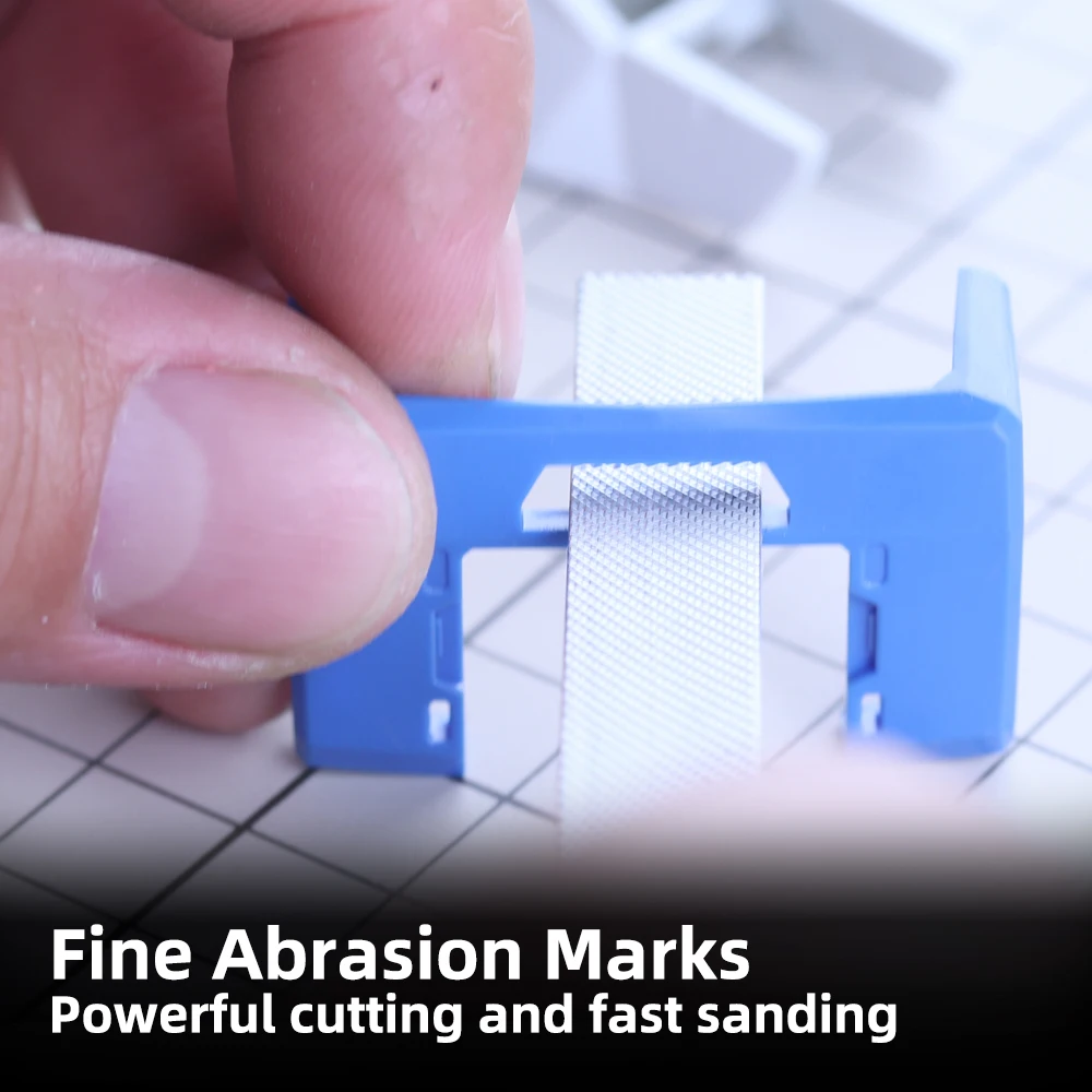 Lima de lijado modelo de acero inoxidable Potencia de corte súper 4 tamaños de partículas Las piezas de molienda de doble cara son rápidas y fáciles