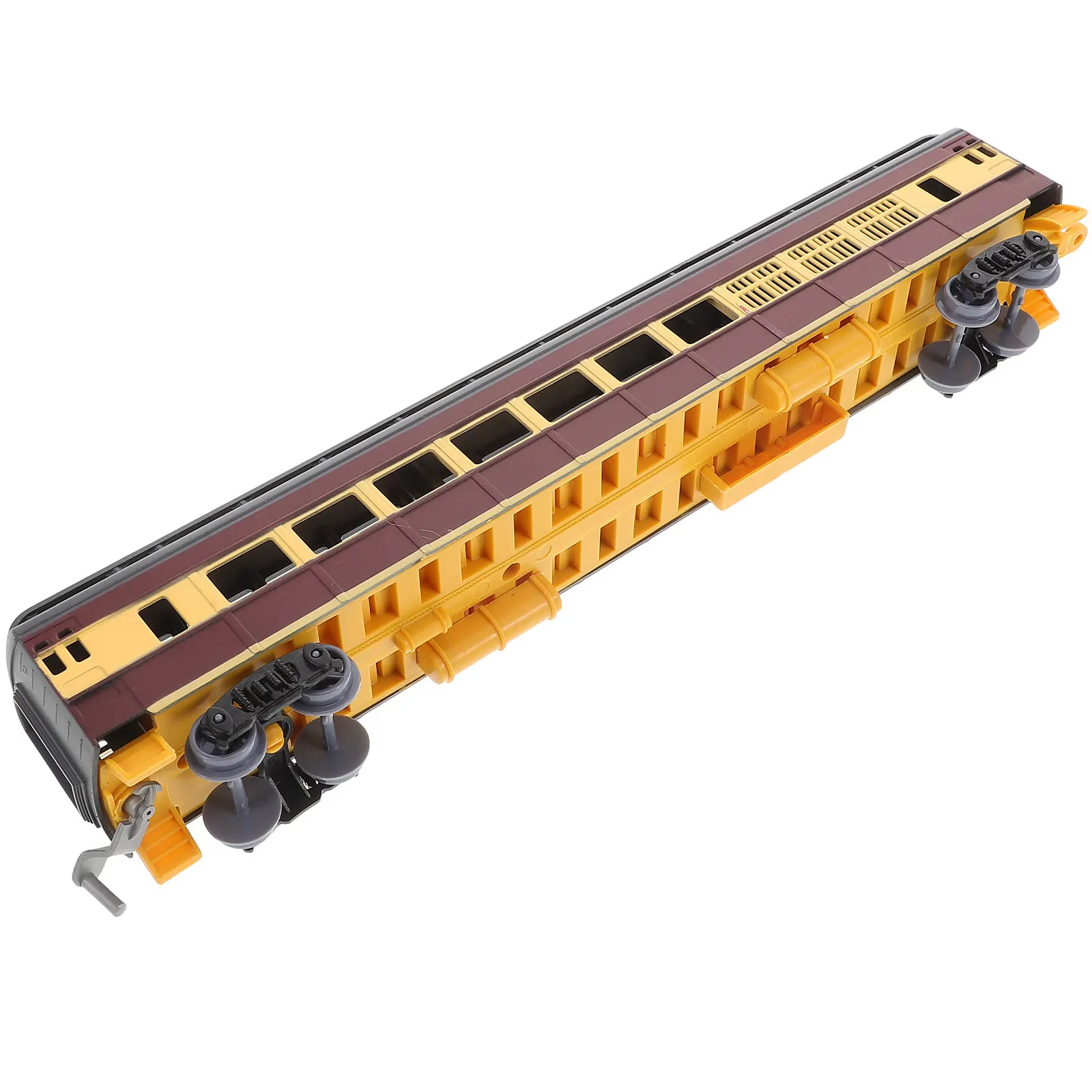 

Subway Train Set Diecast High Speed Locomotive Engine Passenger Carriage Sliding Linked Track Playset Railway Vehicles