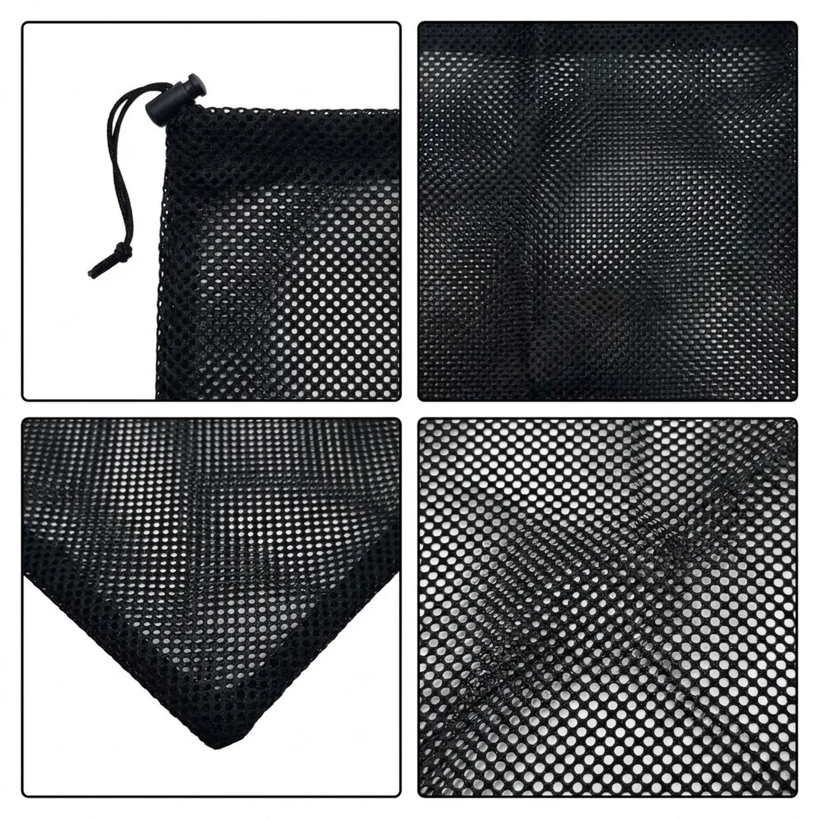 Drawstring Mesh Bag Fish Pond Pump Filter 2mm Mesh High-quality Materials Industrial-grade Mesh Polyester Fiber
